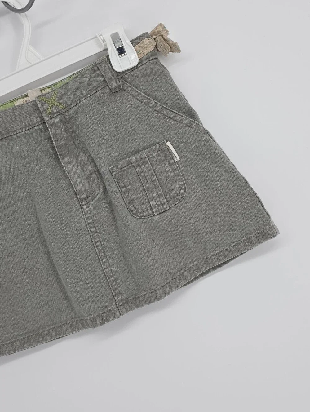 Girls Oshkosh Green Skirt Size 10 Built In Shorts
